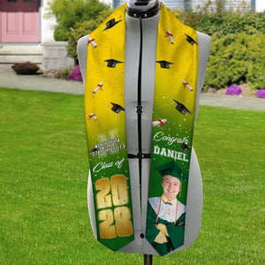 GeckoCustom Custom Photo Class Of 2025 Congrats For Your Graduation Personalized Stoles TH10 892425