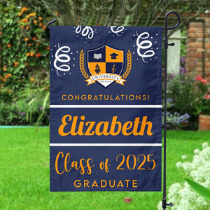 GeckoCustom Custom Photo Class Of 2025 Graduation Garden Flag T368 890503