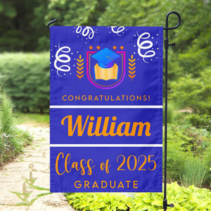 GeckoCustom Custom Photo Class Of 2025 Graduation Garden Flag T368 890503