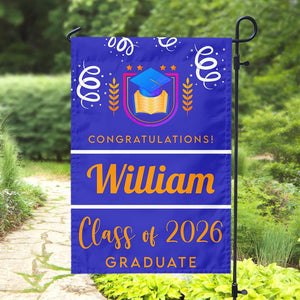 GeckoCustom Custom Photo Class Of 2025 Graduation Garden Flag T368 890503