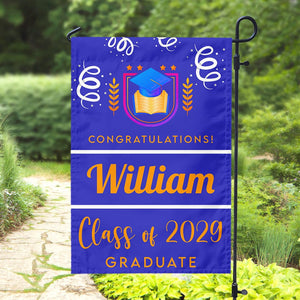 GeckoCustom Custom Photo Class Of 2025 Graduation Garden Flag T368 890503