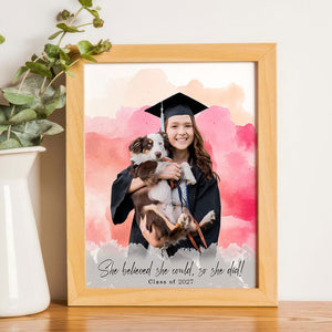 GeckoCustom Custom Photo Class Of Graduation Gift Picture Frame T368 890046 8"x10"