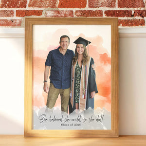 GeckoCustom Custom Photo Class Of Graduation Gift Picture Frame T368 890046 8"x10"