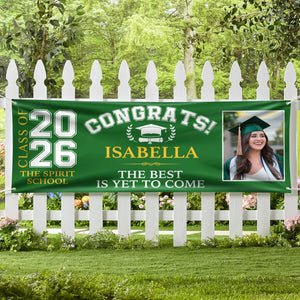 GeckoCustom Custom Photo Congrats Class of 2024 Banner TA29 888926