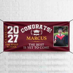 GeckoCustom Custom Photo Congrats Class of 2024 Banner TA29 888926