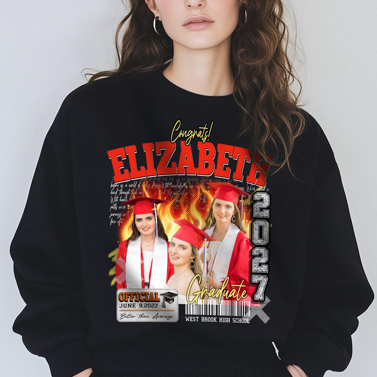 GeckoCustom Custom Photo Congrats Graduation Shirt TA29 890267