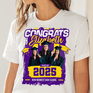 GeckoCustom Custom Photo Congrats You Graduation Shirt TA29 890287