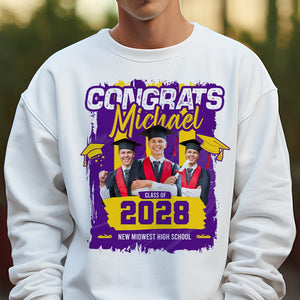 GeckoCustom Custom Photo Congrats You Graduation Shirt TA29 890287