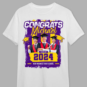 GeckoCustom Custom Photo Congrats You Graduation Shirt TA29 890287