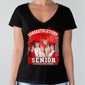 GeckoCustom Custom Photo Congratualtions Senior 2024 Graduation Shirt N304 889839