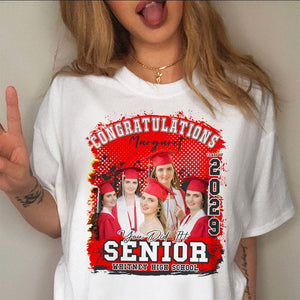 GeckoCustom Custom Photo Congratualtions Senior Graduation Shirt N304 889841