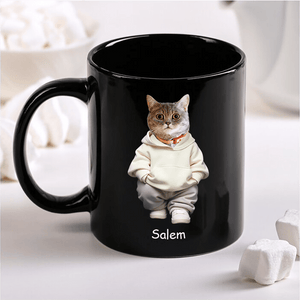 GeckoCustom Custom Photo Cool Dog, Cat Mug Gift For Dog Cat Pet Lover HA75 891846