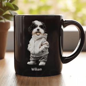 GeckoCustom Custom Photo Cool Dog, Cat Mug Gift For Dog Cat Pet Lover HA75 891846