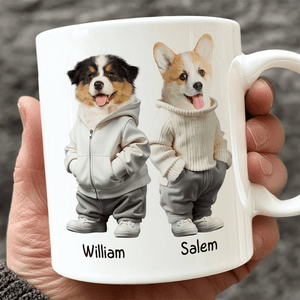 GeckoCustom Custom Photo Cool Dog, Cat Mug Gift For Dog Cat Pet Lover HA75 891846