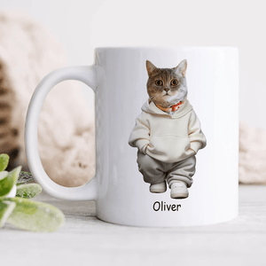 GeckoCustom Custom Photo Cool Dog, Cat Mug Gift For Dog Cat Pet Lover HA75 891846