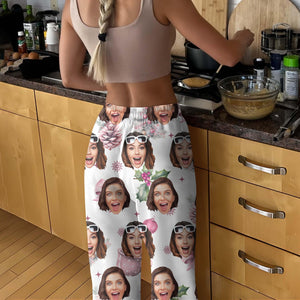 GeckoCustom Custom Photo Coquette Bows Christmas Pajamas Funny Gift For Bestie LM32 895006