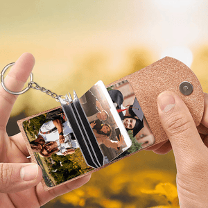 GeckoCustom Custom Photo Couple Photobook Keychain Valentine's Day, Anniversary Gift HA75 891828