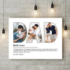 GeckoCustom Custom Photo Dad My First Love Father's Day Poster Canvas Picture Frame DM01 890959