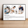 GeckoCustom Custom Photo Dad My First Love Father's Day Poster Canvas Picture Frame DM01 890959