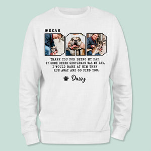 GeckoCustom Custom Photo Dear Dad Thank You For Being My Dad Bright Shirt K228 889260