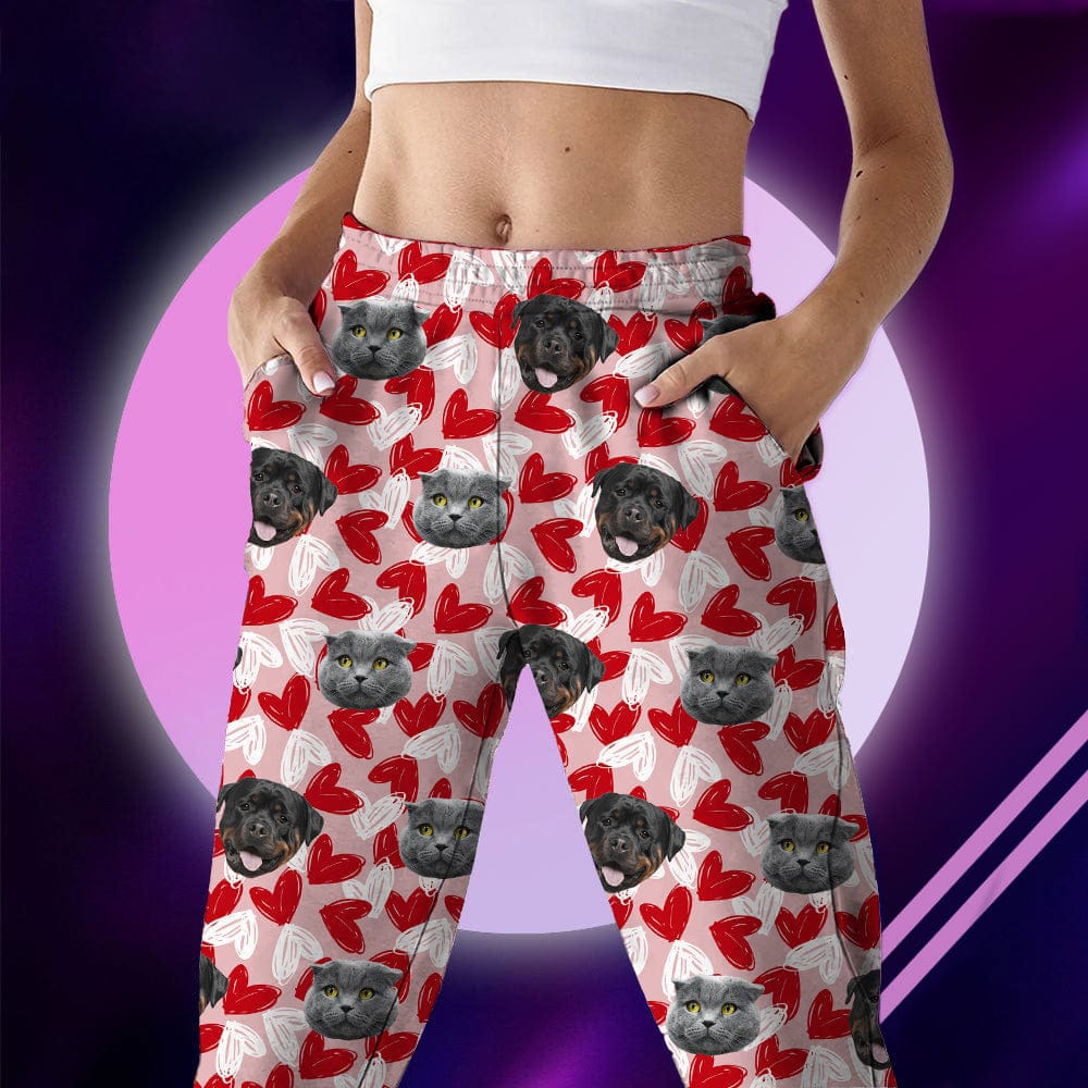 GeckoCustom Custom Photo Dog Cat And Face Pajamas K228 HA75 888717