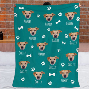 GeckoCustom Custom Photo Dog Cat Blanket TA29 889853