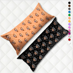 GeckoCustom Custom Photo Dog Cat Face Rectangle Pillow Case TA29 890150