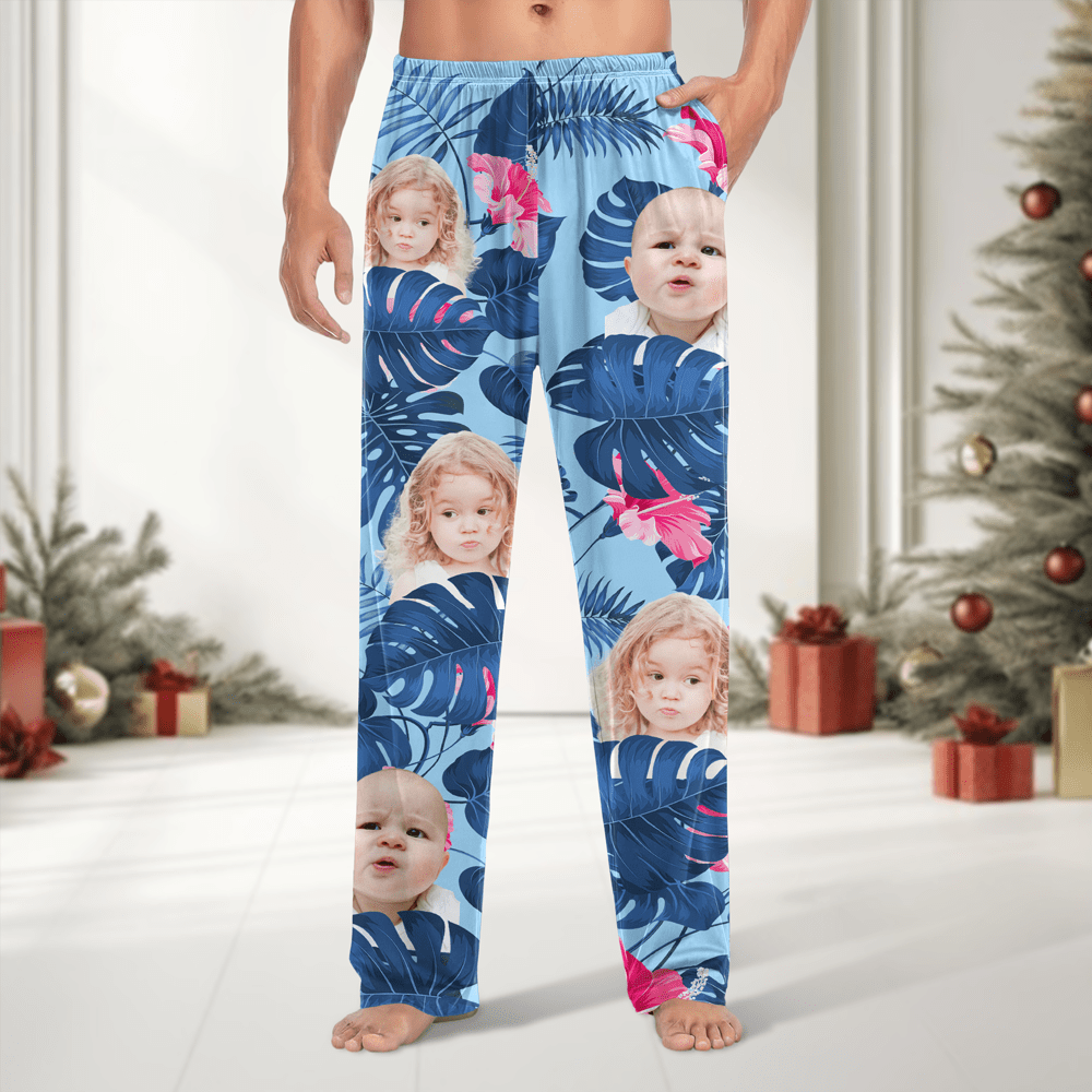 GeckoCustom Custom Photo Dog, Cat, Family Pants Christmas Gift TA29 HA75 888575