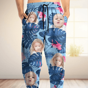 GeckoCustom Custom Photo Dog, Cat, Family Pants Christmas Gift TA29 HA75 888575