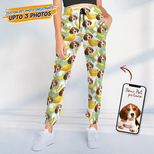 GeckoCustom Custom Photo Dog Cat For Men And Women Christmas Sweatpants N304 889220