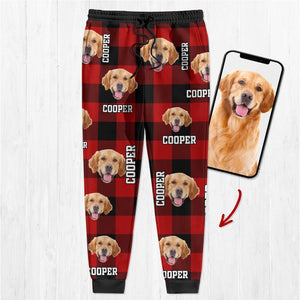 GeckoCustom Custom Photo Dog Cat Name Sweatpants TA29 888775 For Man / XS