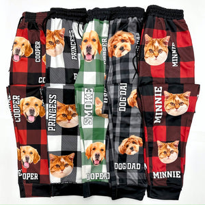 GeckoCustom Custom Photo Dog Cat Name Sweatpants TA29 HA75 888775