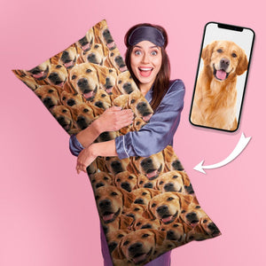 GeckoCustom Custom Photo Dog Cat Rectangle Pillow Case TA29 890397