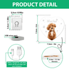 GeckoCustom Custom Photo Dog Christmas Led Acrylic Ornament Christmas Gift For Dog Lovers HA75 891714 3in