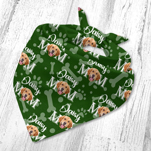 GeckoCustom Custom Photo Dog Dad Dog Mom Bandana H082 890490