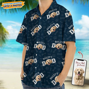 GeckoCustom Custom Photo Dog Dad Dog Mom Hawaii Shirt N304 889268