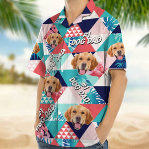 GeckoCustom Custom Photo Dog Dad Dog Mom Hawaii Shirt N304 889278