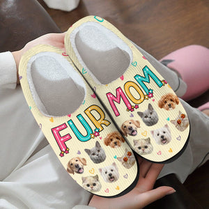 GeckoCustom Custom Photo Dog Mom, Dog Dad, Cat Mom, Cat Dad Dog Cat Slippers HA75 891412