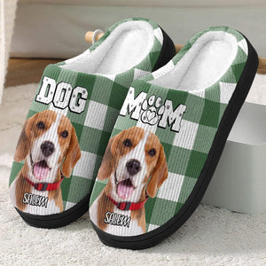 GeckoCustom Custom Photo Dog Mom, Dog Dad Slippers HA75 891530