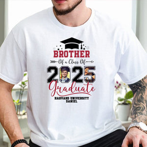 GeckoCustom Custom Photo Family Of A Class Of 2025 Graduation Shirt TH10 892431