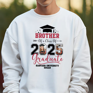 GeckoCustom Custom Photo Family Of A Class Of 2025 Graduation Shirt TH10 892431