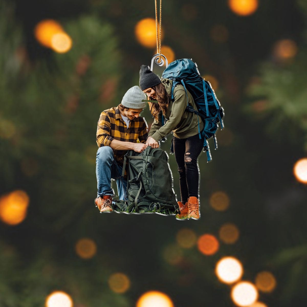 GeckoCustom Custom Photo For Camping Lovers Acrylic Ornament N304 889752