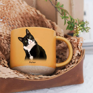 GeckoCustom Custom Photo For Cat Lover Pottery Mug TH10 892083 12oz