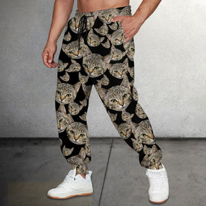 GeckoCustom Custom Photo For Cat Lover Sweatpants TA29 889492