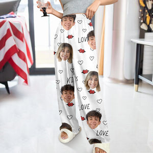 GeckoCustom Custom Photo For Couple Pants Christmas, Valentine Gift TA29 HA75 888855