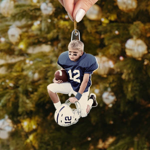 GeckoCustom Custom Photo For Football Lovers Acrylic Ornament N304 889754