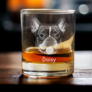 GeckoCustom Custom Photo From The Reasons You Drink For Dog Lover Rock Glass K228 890801