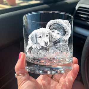 GeckoCustom Custom Photo From The Reasons You Drink For Dog Lover Rock Glass TA29 890506