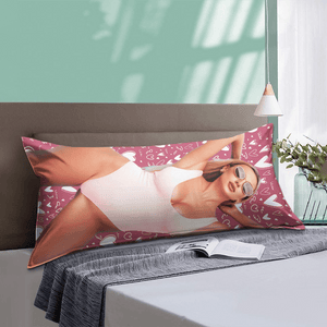 GeckoCustom Custom Photo Full Body Rectangle Pillow Case For Couple K228 889964