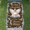 GeckoCustom Custom Photo Gone But Never Forgotten Grave Memorial Blanket N369 890481